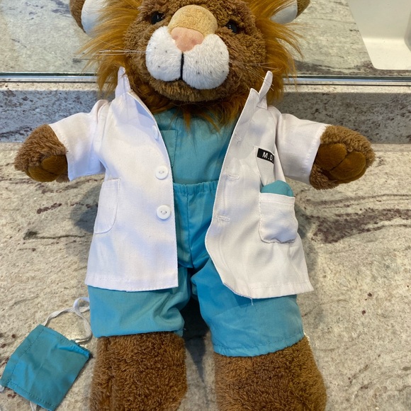 Atelier toutou - MD Doctor lion teddy bear 16inch - Picture 3 of 7